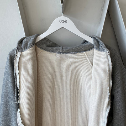 70's/80's Thermal Lined Zip-up - Large