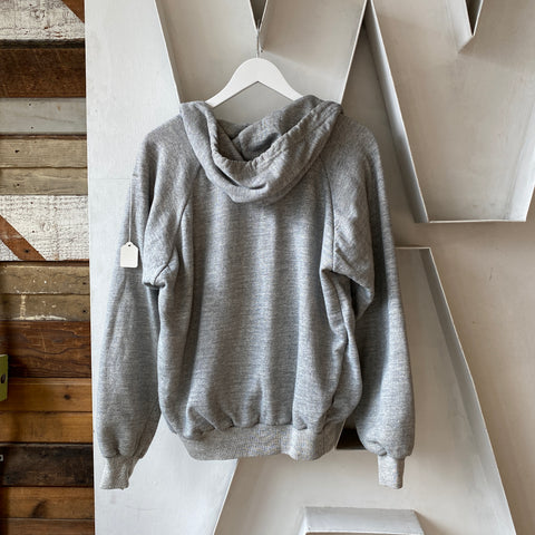 70's/80's Thermal Lined Zip-up - Large