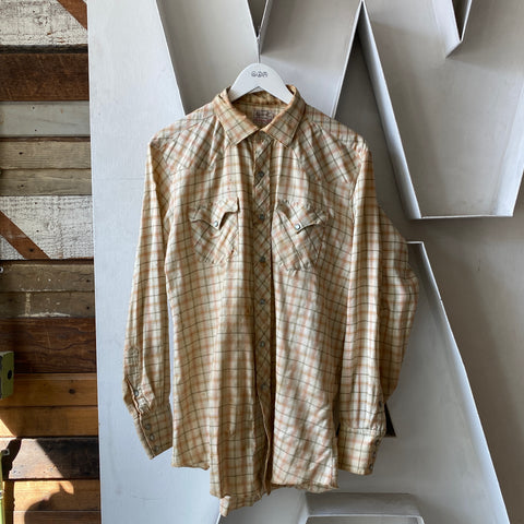 70's Western Shirt - Large