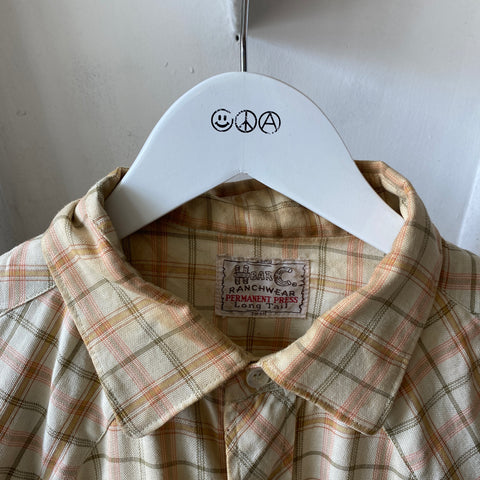70's Western Shirt - Large