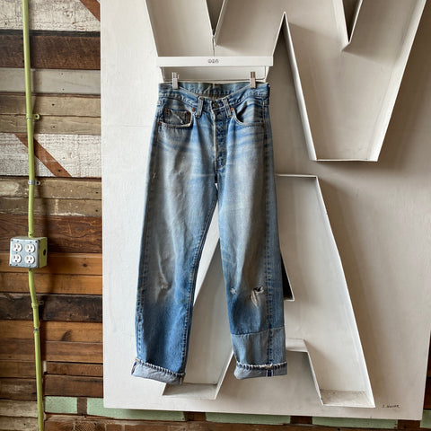 80's Levis Redline 501s - 28” x 29.5”