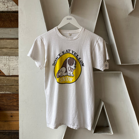 70's Yellow Snow Tee - Small