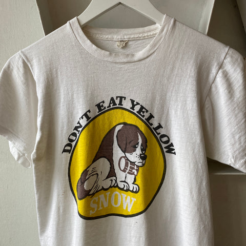 70's Yellow Snow Tee - Small