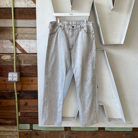 80’s Wrangler Grey Denim - 35” x 30”