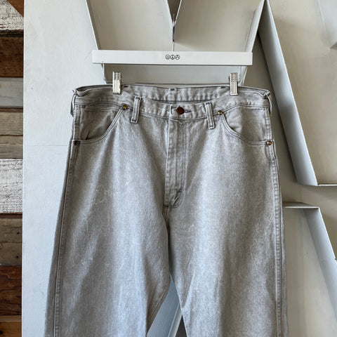 80’s Wrangler Grey Denim - 35” x 30”