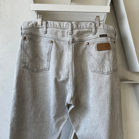 80’s Wrangler Grey Denim - 35” x 30”