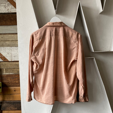 60's Manhattan Loop Collar Shirt - Medium