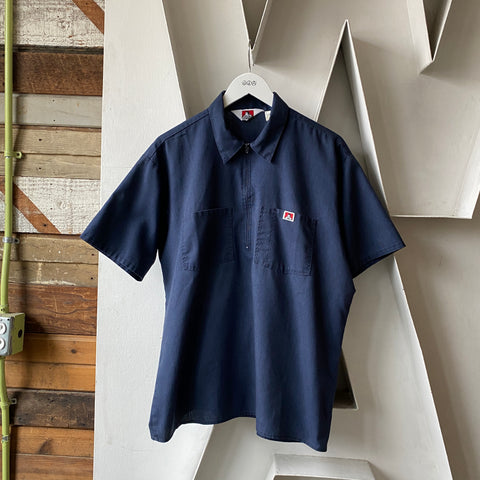 90's Ben Davis Quarter Zip Shirt - Large