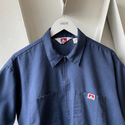 90's Ben Davis Quarter Zip Shirt - Large