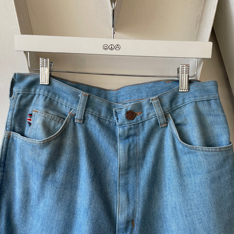 70’s Unbranded Denim Trousers - 30” x 28”