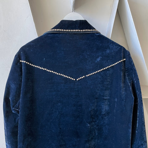 70’s Studded Velvet Shirt - Medium