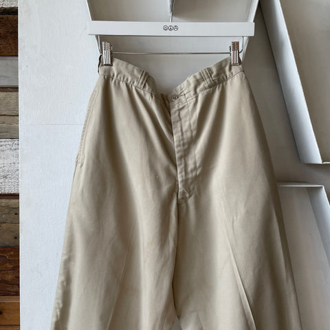 50’s Military Chinos - 28” x 25.5”