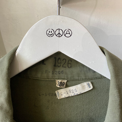 40's WWII Gas Flap HBT - Large