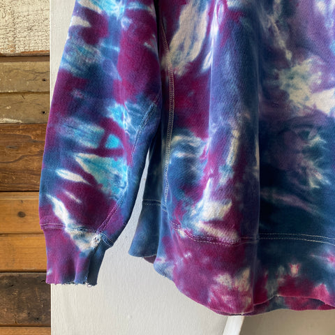 90's Lee Tie-Dye Weave Sweat - XL
