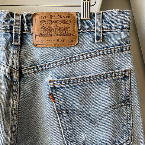 90’s Levi’s 550 Denim - 32” x 33”
