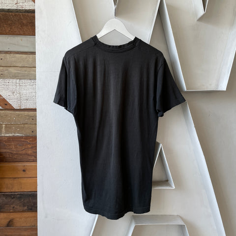 80’s Thrashed Blank Pocket Tee - Medium