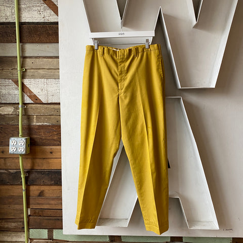 70's Mustard Proof Trousers - 34” x 29.5”