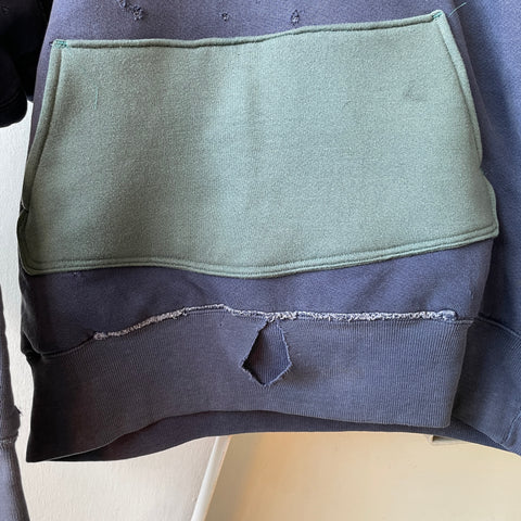 50’s Two Tone Double Face Hoodie - Medium