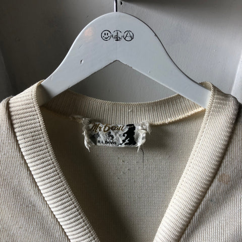 70’s Tiger Knit Cardigan - Medium