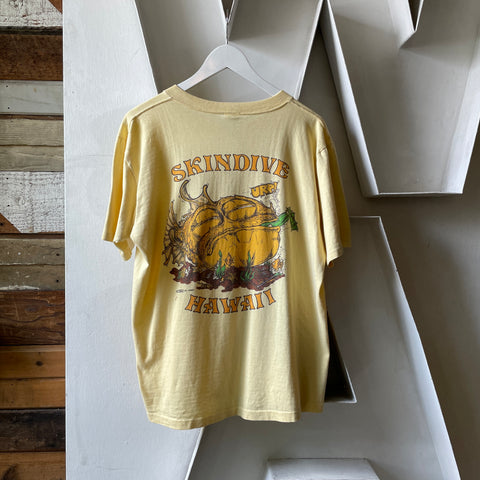 80’s Skindive Crazy Shirts Hawaii Tee - XL