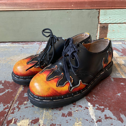 80's UK Made Flame Derbies - W's 7 M's 6