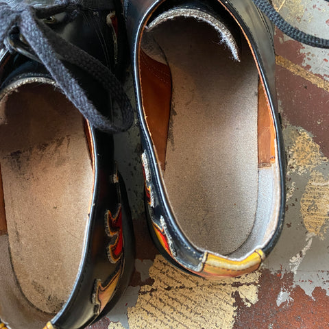 80's UK Made Flame Derbies - W's 7 M's 6