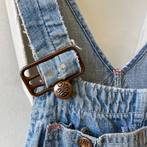 70’s Big Mac Denim Overalls - 33" x 26”