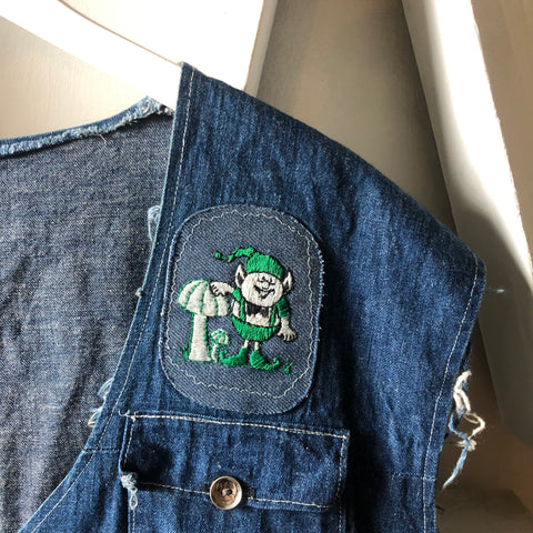 50’s Home Brew Selvedge Denim Fishing Vest - Large