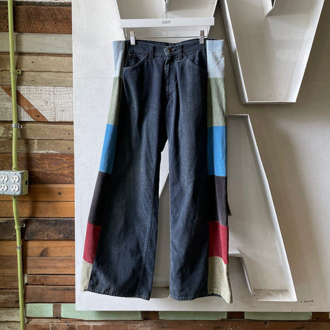 70’s Patchwork Corduroy Pants - 33” x 29.5”