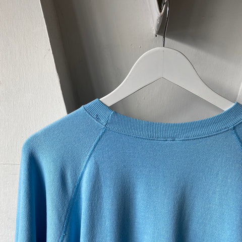80's Shark Raglan Sweatshirt - XL