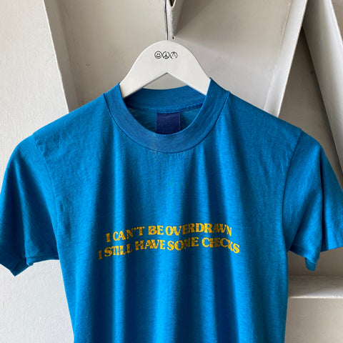 80's Blue Checks Tee - Small
