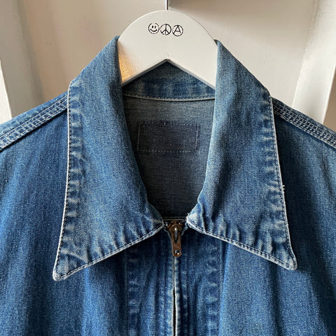 70’s Osh Kosh B’Gosh Zip Up Denim Jacket - Large