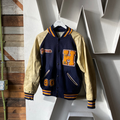 80's Varsity Jacket - Large
