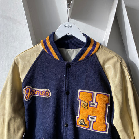 80's Varsity Jacket - Large