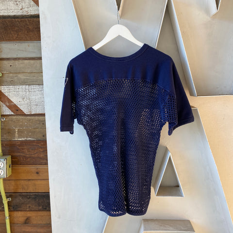 70's Scandinavian Mesh Shirt - Large