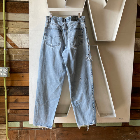 90’s Thrashed Levi’s Baggy Silvertab Jeans - 33” x 32.5”