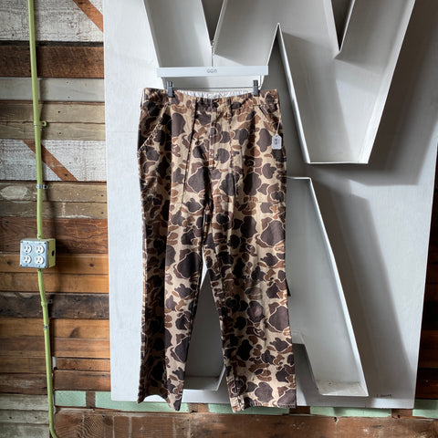 80's Duck Camo Pants - 34” x 30.5”