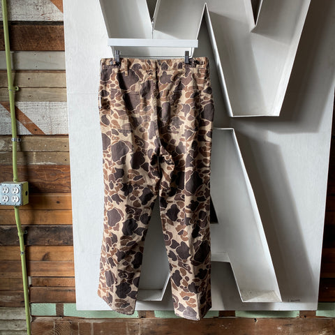 80's Duck Camo Pants - 34” x 30.5”