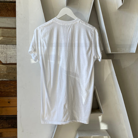 80’s Blank White Tee - Medium