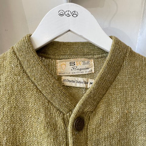 60’s SKM Wool Knit Cardigan - Medium
