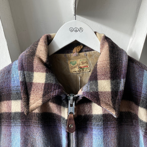 70's Lined Flannel Jacket - Large
