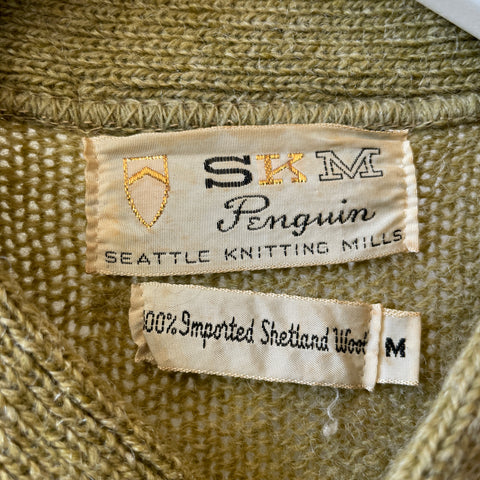 60’s SKM Wool Knit Cardigan - Medium