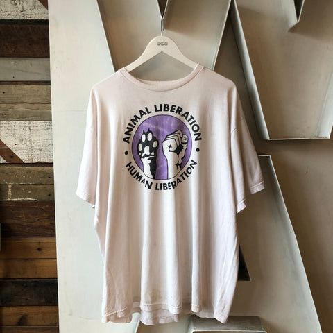 90's Vegan Straight Edge Tee - XL