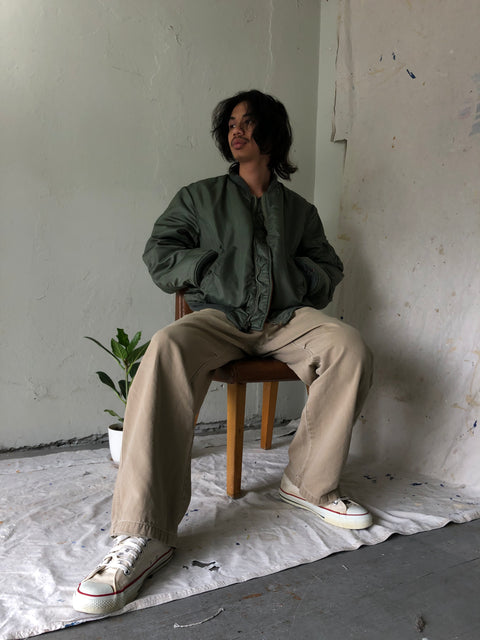 70’s Reversible Bomber Jacket - Large