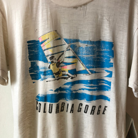 80's Nike Columbia Gorge Tee - Large