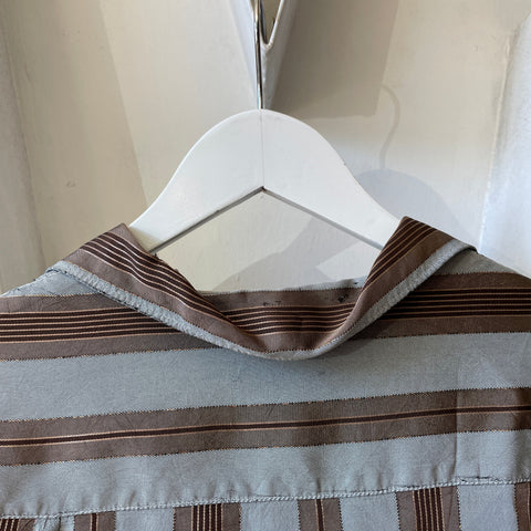 50’s Amberley Satin Button-Up - Medium