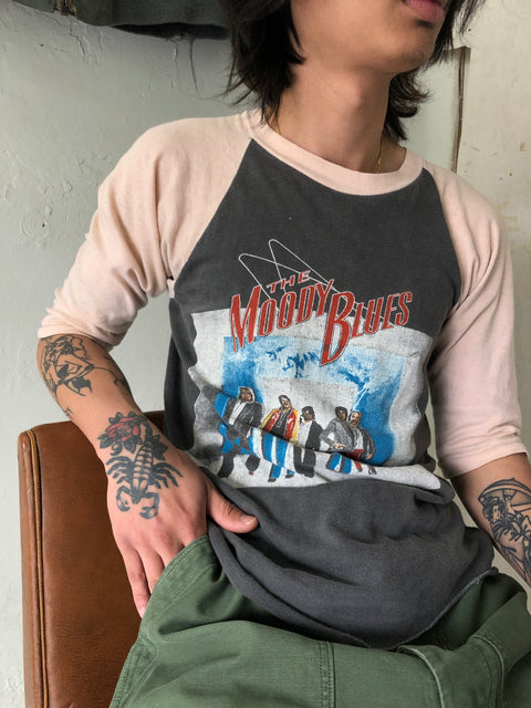 80's The Moody Blue Raglan Tee - Small