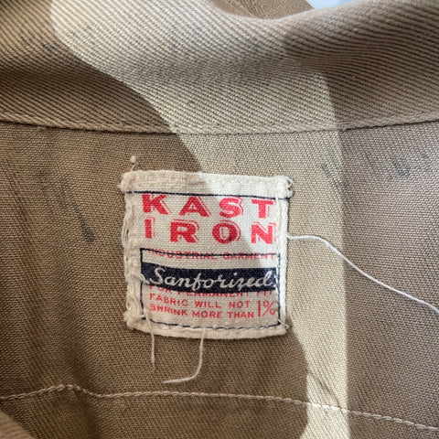 30’s Kast Iron Sanforized Button-Up - Medium