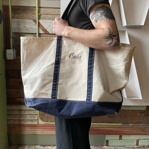 80’s Cindy's Boat And Tote - XL