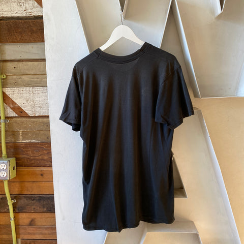 90’s Black Pocket Tee - Large
